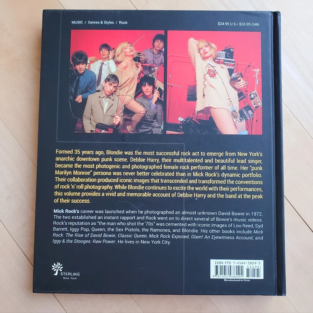 NEW Debbie Harry & Blondie: Picture This - Hardcover Book 2019 Mick Rock Music